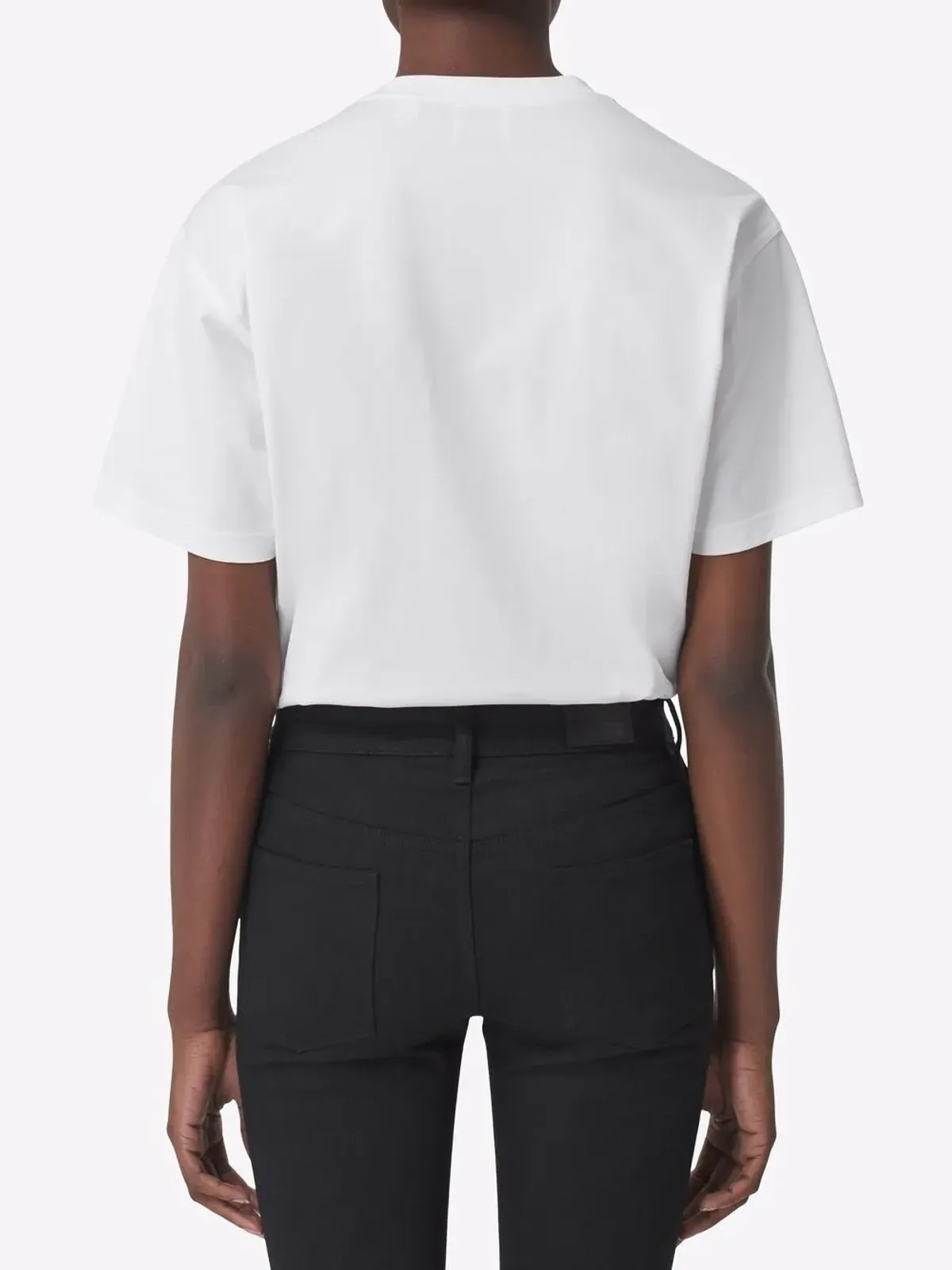 Burberry ヴィンテージチェック柄胸ポケット付きコットンTシャツ - 画像4