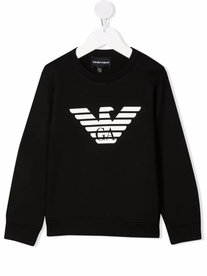 Emporio Armani Kids Emporio Armani Kids ロゴプリント スウェットシャツの商品画像