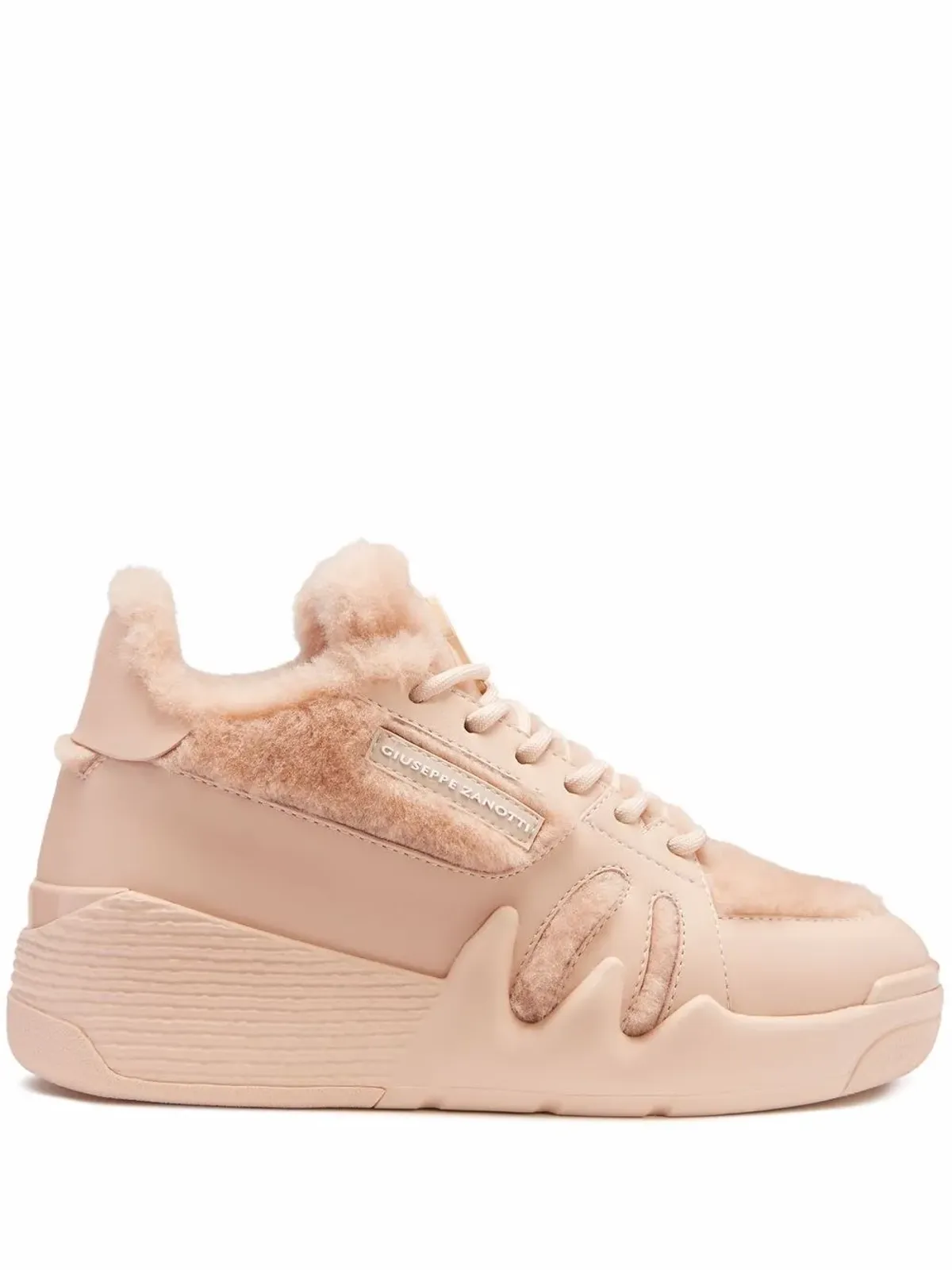 Giuseppe Zanotti タロン シアーリングライニング ミッドトップスニーカー - ピンク - 画像1