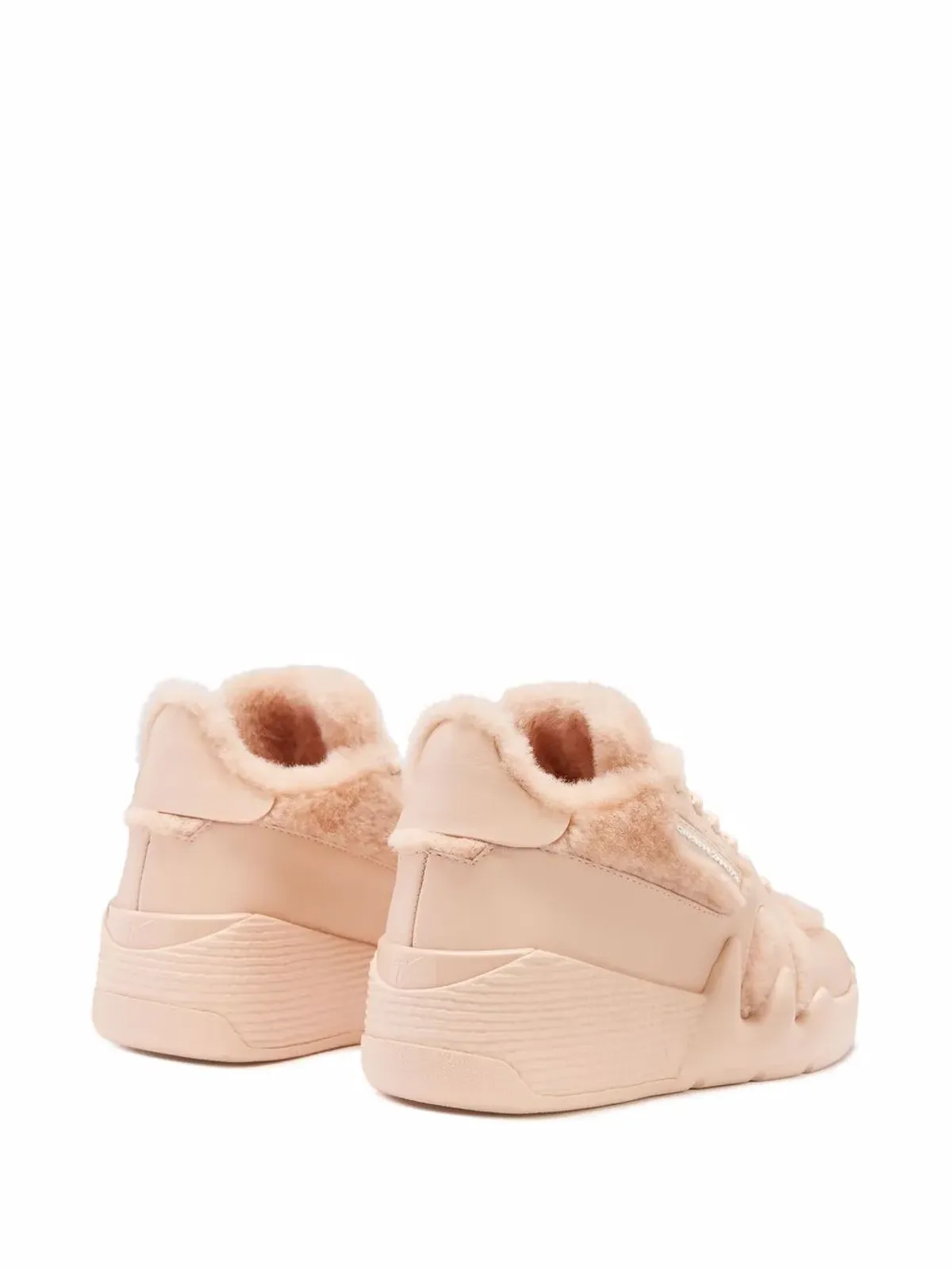 Giuseppe Zanotti タロン シアーリングライニング ミッドトップスニーカー - ピンク - 画像3