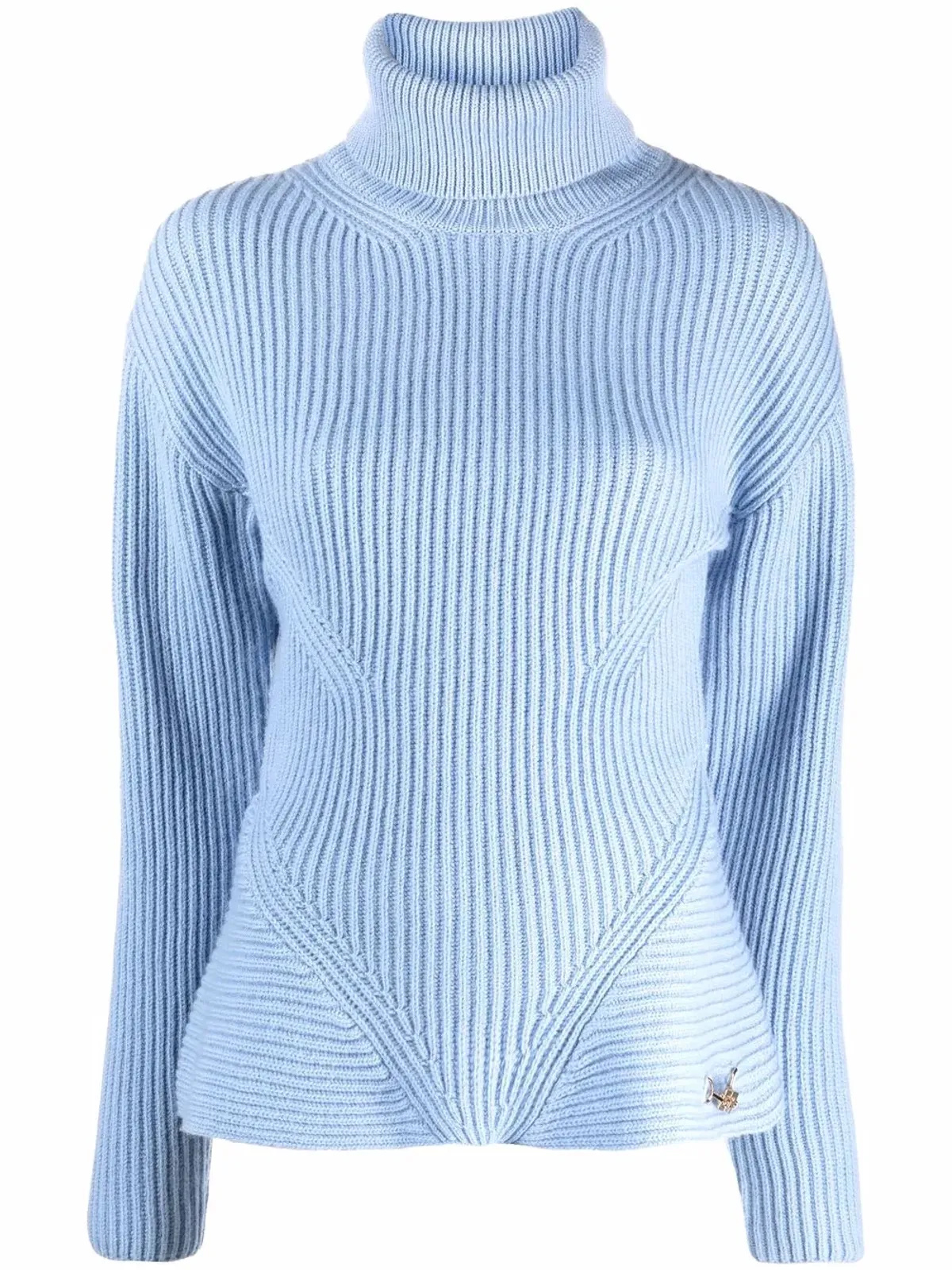 Elisabetta Franchi リブ編み ロールネック ジャンパー - 画像1