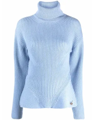 Elisabetta Franchi リブ編み ロールネック ジャンパー - サムネイル1