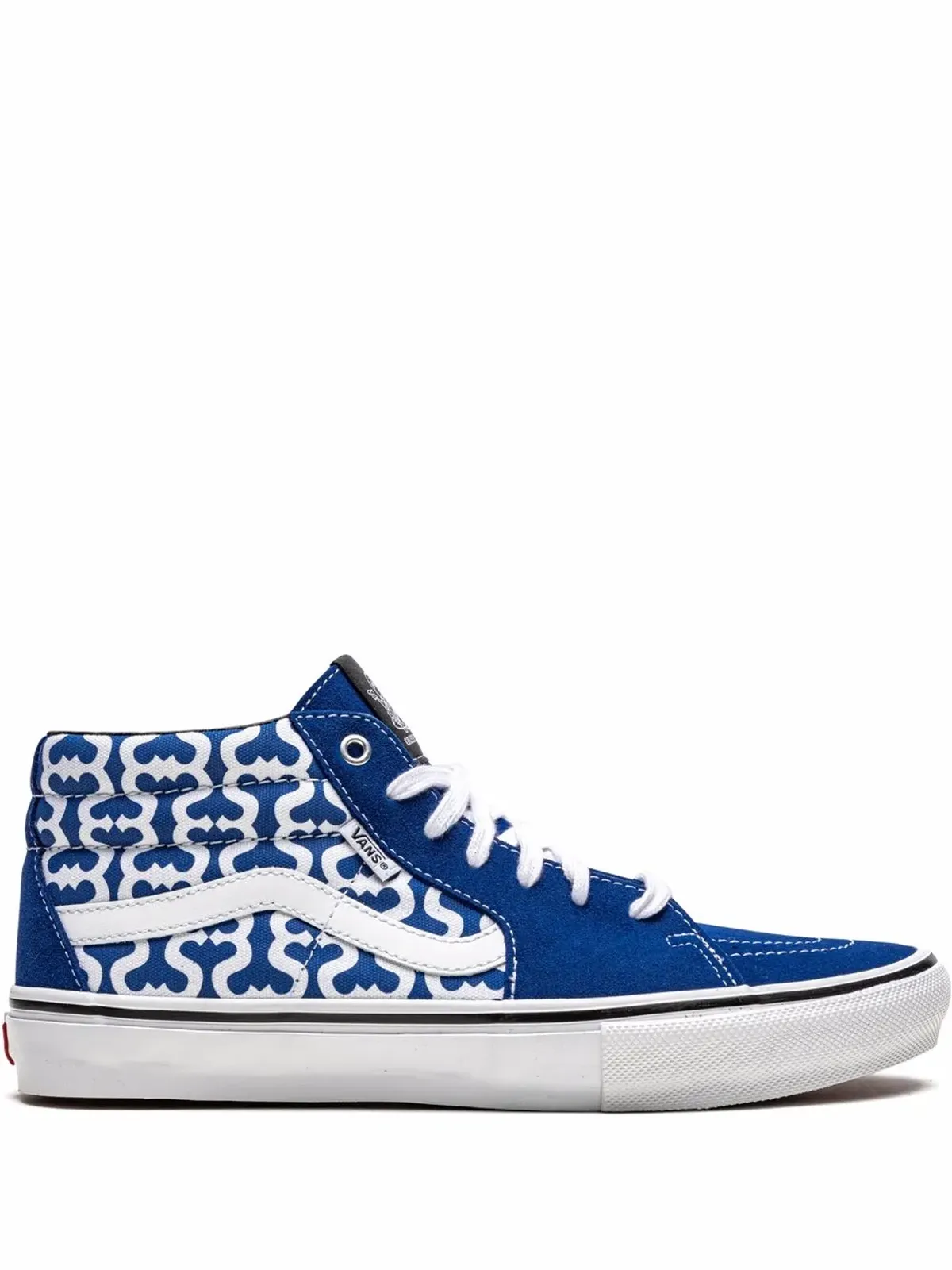 Vans x Supreme Grosso Mid Monogram S ロイヤル スニーカー ブルー - 画像1