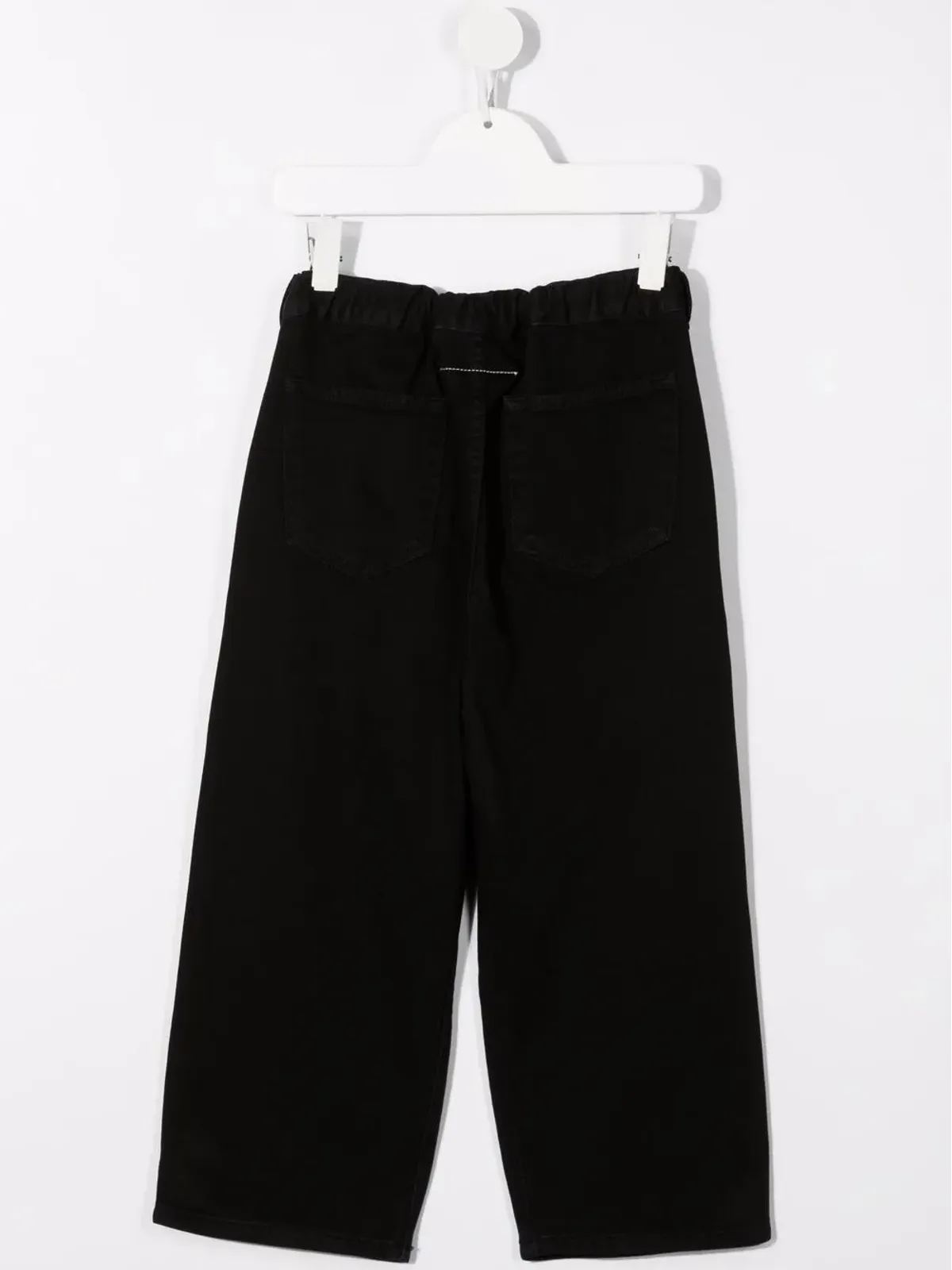 MM6 Maison Margiela Kids ボタンディテール ワイドレッグジーンズ - 画像2