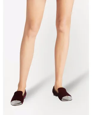 Giuseppe Zanotti Dalila カップトゥ・キャップ ローファー（レッド） - サムネイル5