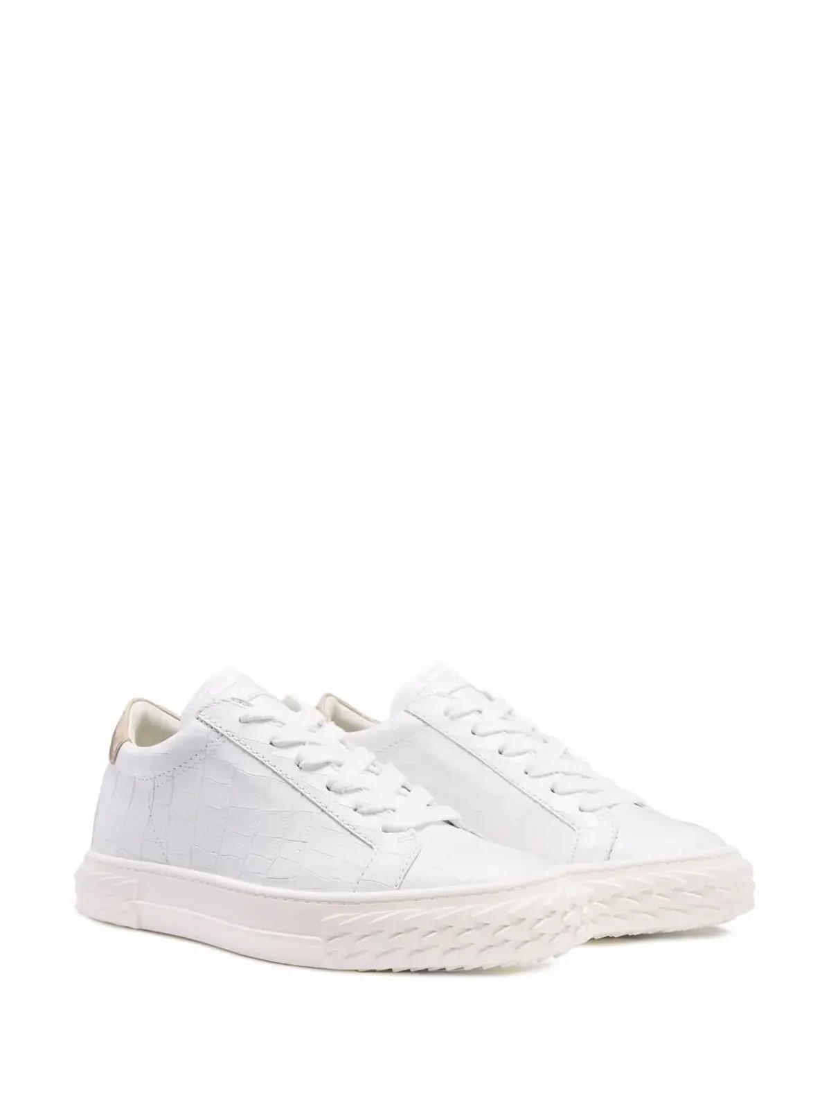 Giuseppe Zanotti Blabber レザー スニーカー - White - 画像2
