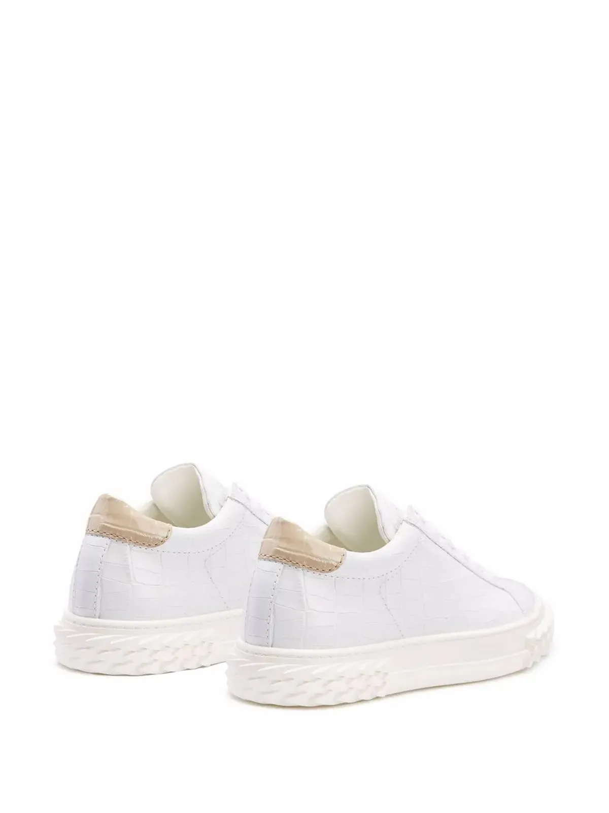 Giuseppe Zanotti Blabber レザー スニーカー - White - 画像3