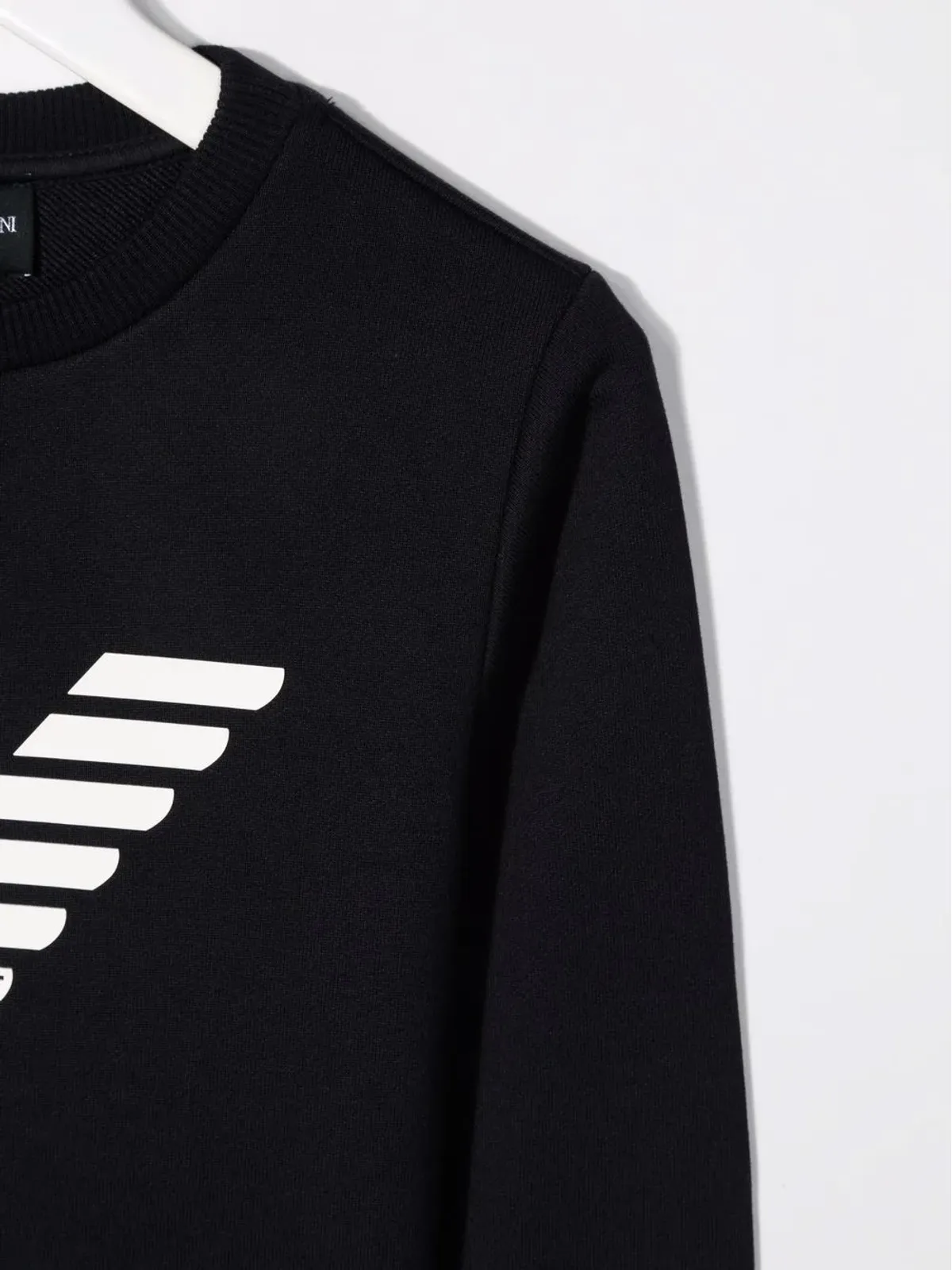 Emporio Armani Kids ロゴプリント クルーネック スウェットシャツ - 画像3