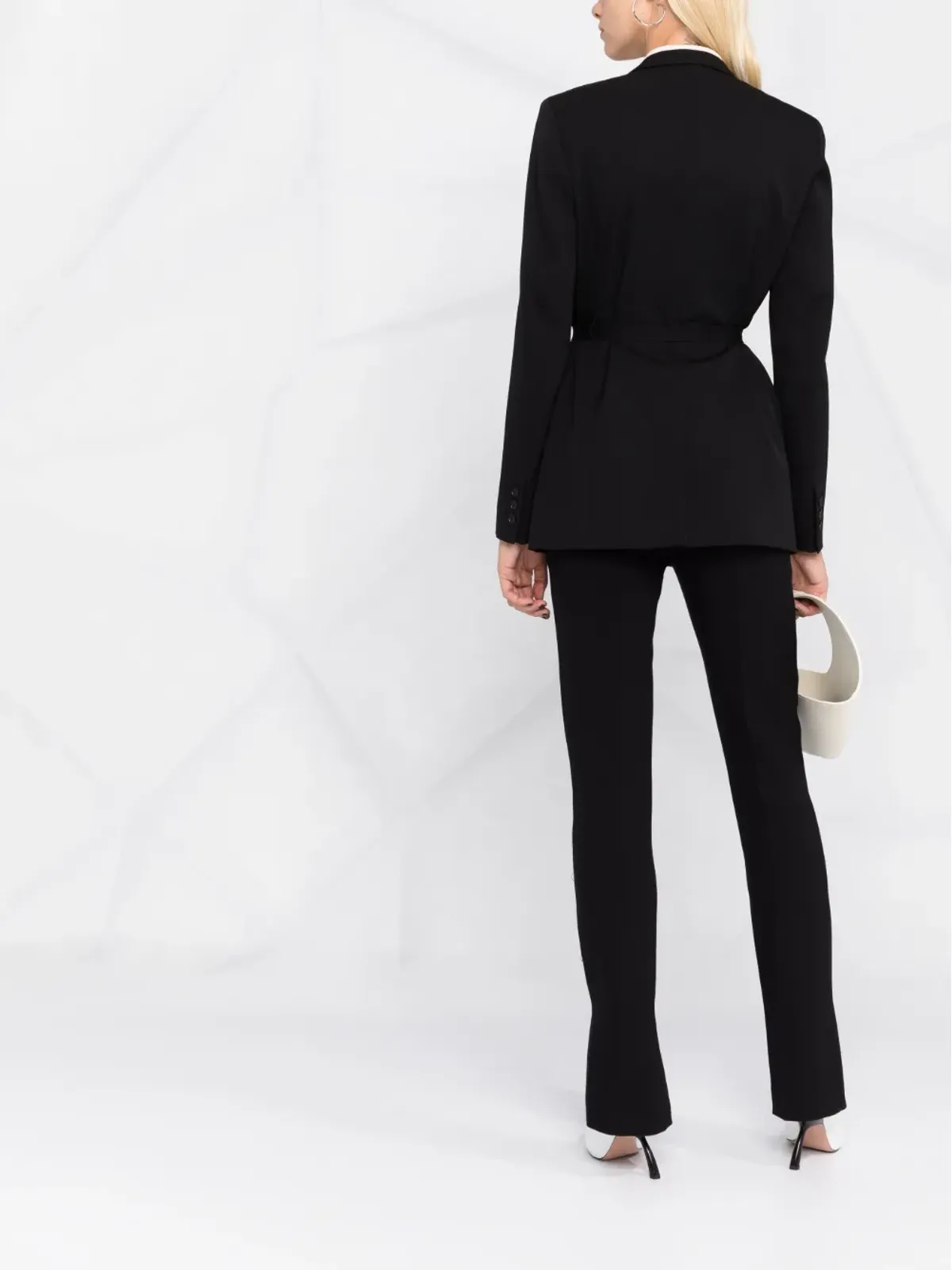 Stella McCartney シングルブレストベルト付きブレザー - 画像4