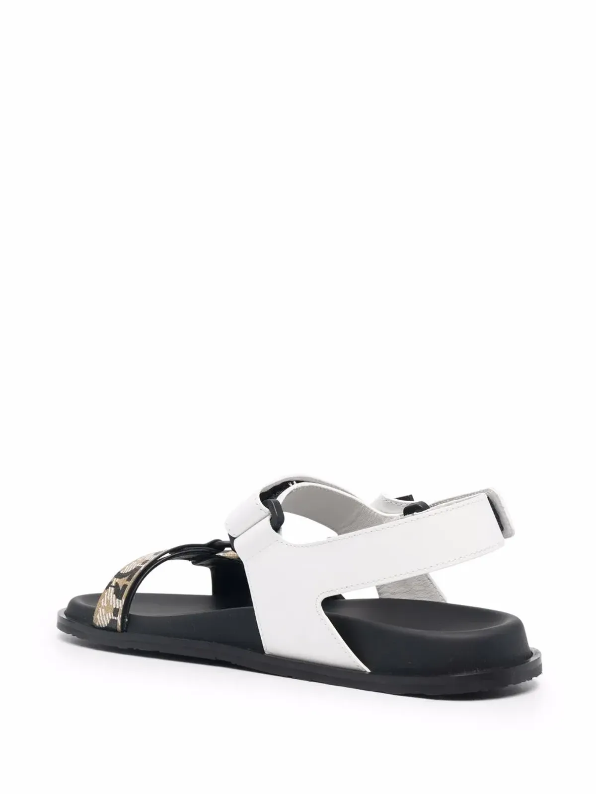 Ferragamo オープントゥバックル付きサンダル - 画像3