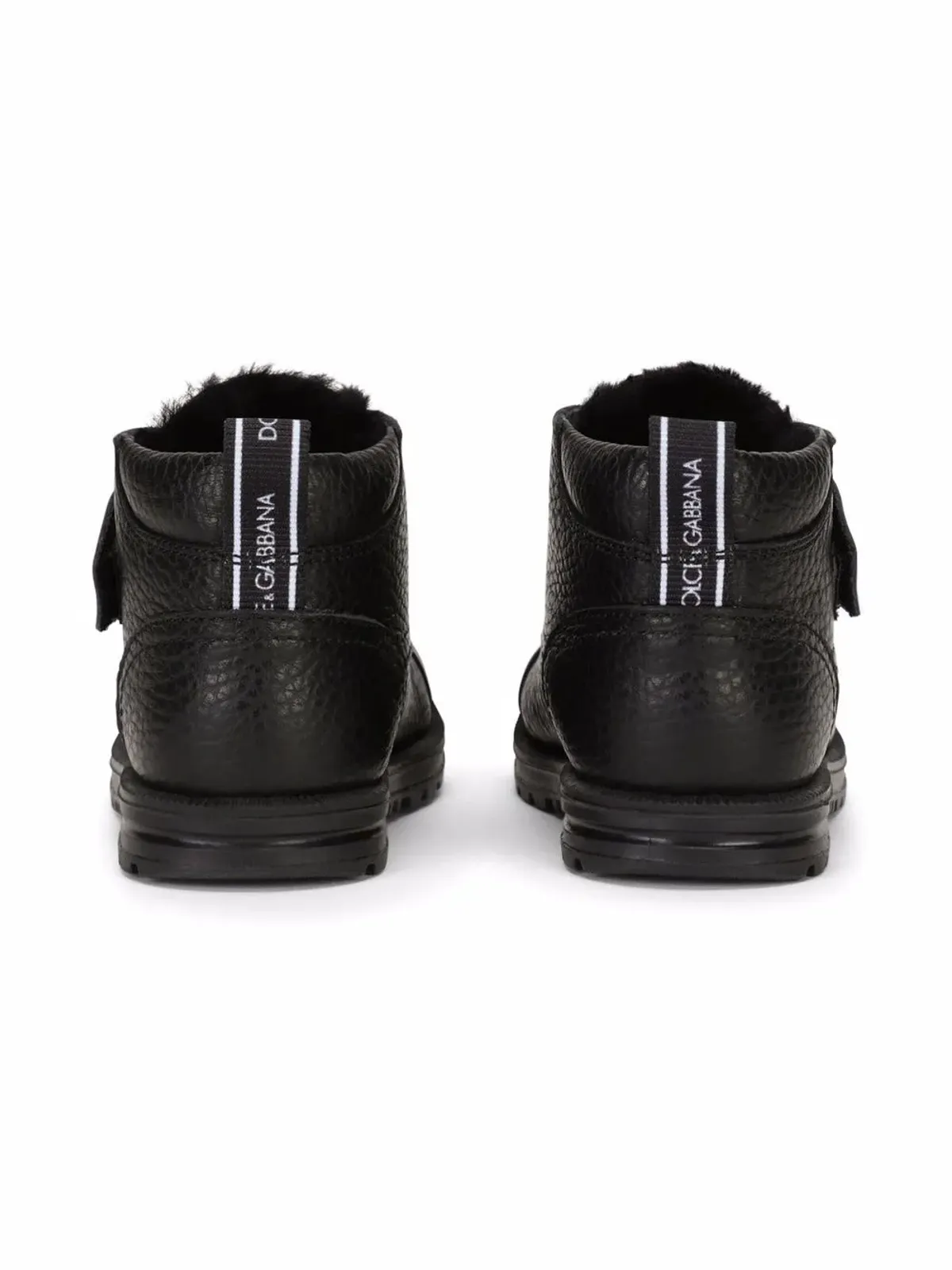 Dolce & Gabbana Kids タッチストラップブーツ - 画像3