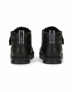 Dolce & Gabbana Kids タッチストラップブーツ - サムネイル3