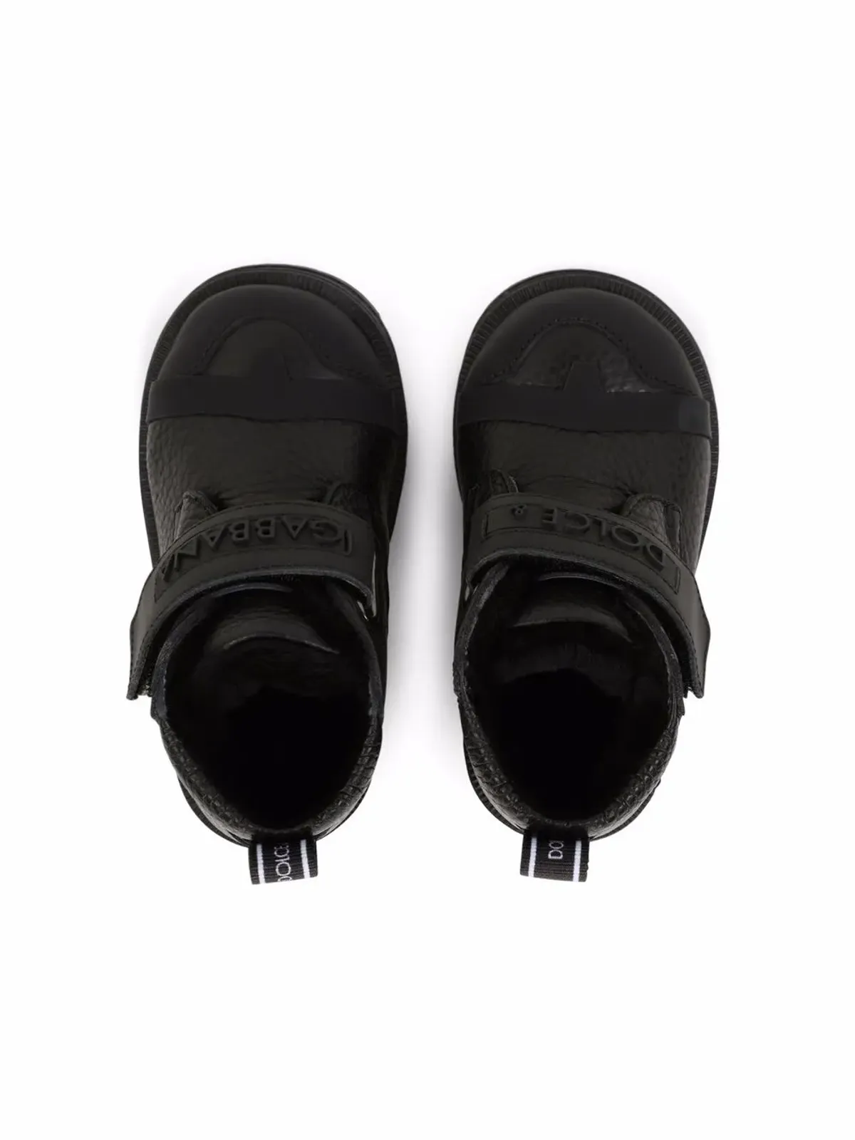 Dolce & Gabbana Kids タッチストラップブーツ - 画像4