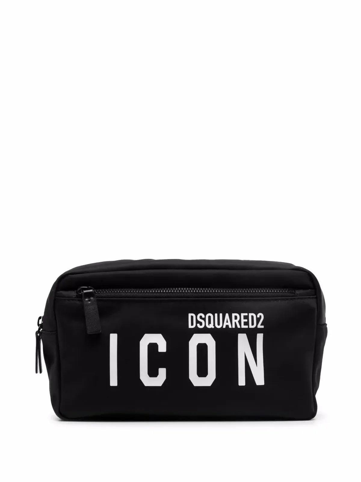 DSQUARED2 ロゴプリントジップ付き洗面バッグ - 画像1