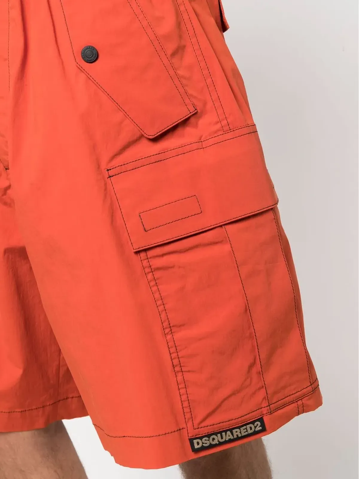 DSQUARED2 コントラストステッチングカーゴパンツ - 画像5