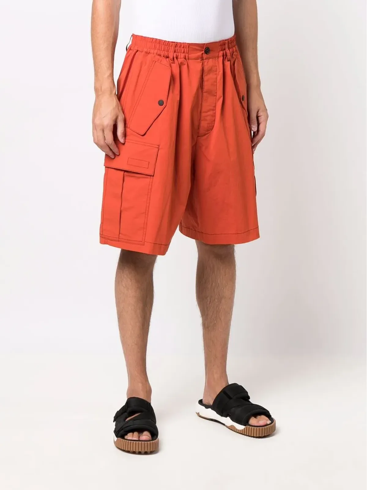 DSQUARED2 コントラストステッチングカーゴパンツ - 画像3