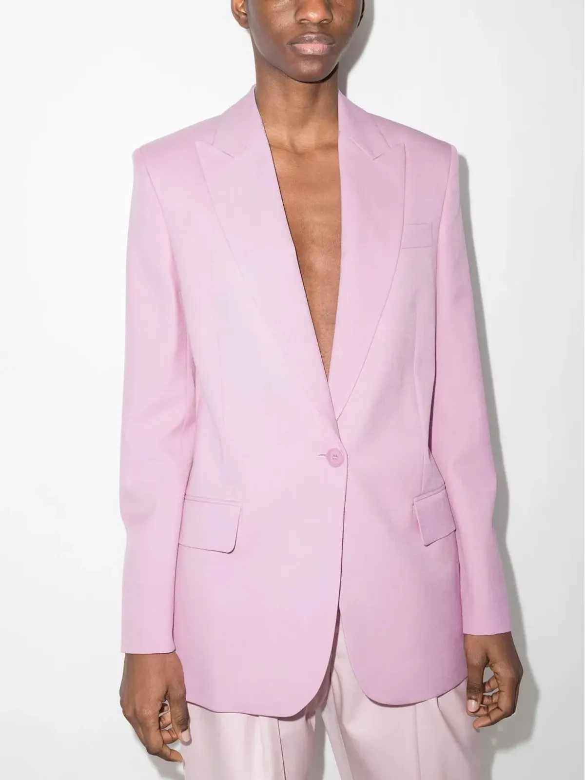 Stella McCartney ピークドラペルブレザー - 画像2