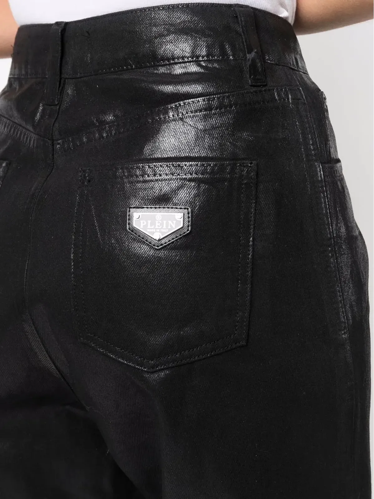 Philipp Plein アイコニック プレイン ルーズデニムジーンズ - 画像5