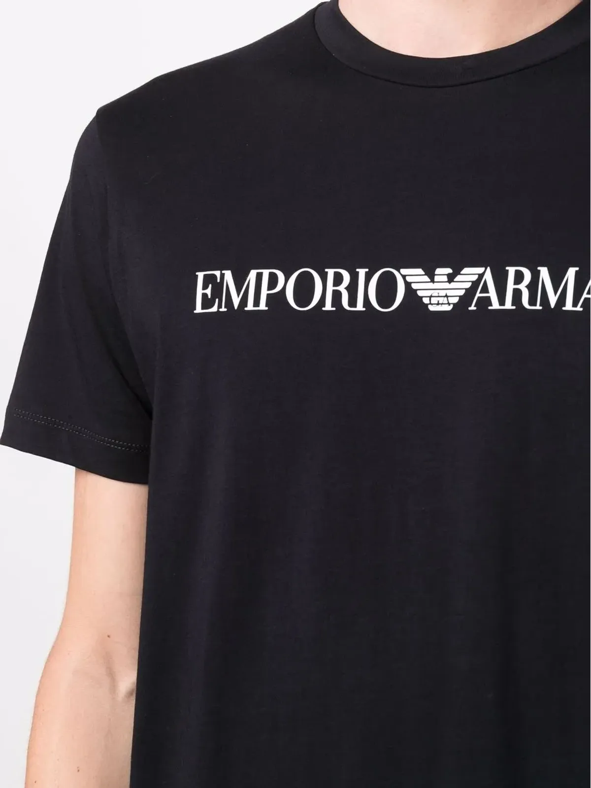 Emporio Armani ロゴプリント Tシャツ - 画像5