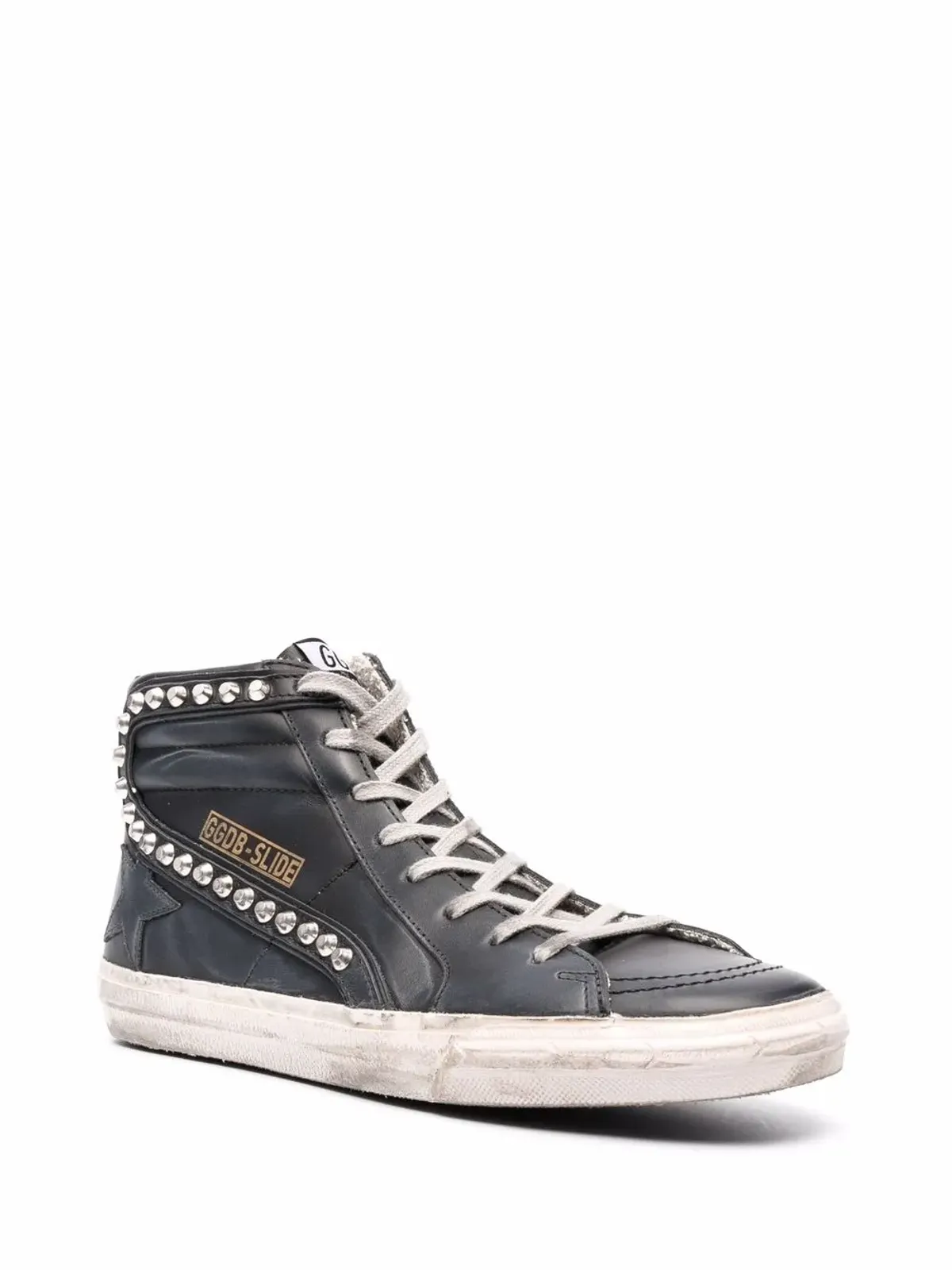 Golden Goose スライド クラシック ハイトップ distressed スニーカー - 画像2