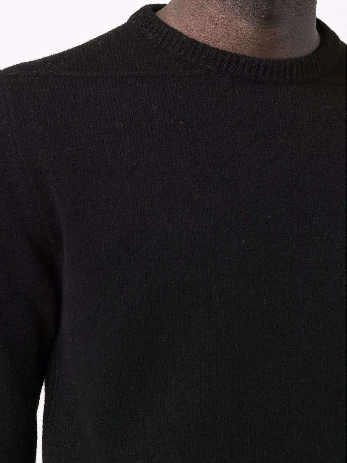 Rick Owens クルーネック リブトリム ジャンパー - 画像5