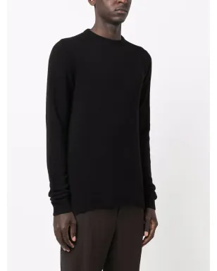 Rick Owens クルーネック リブトリム ジャンパー - サムネイル3