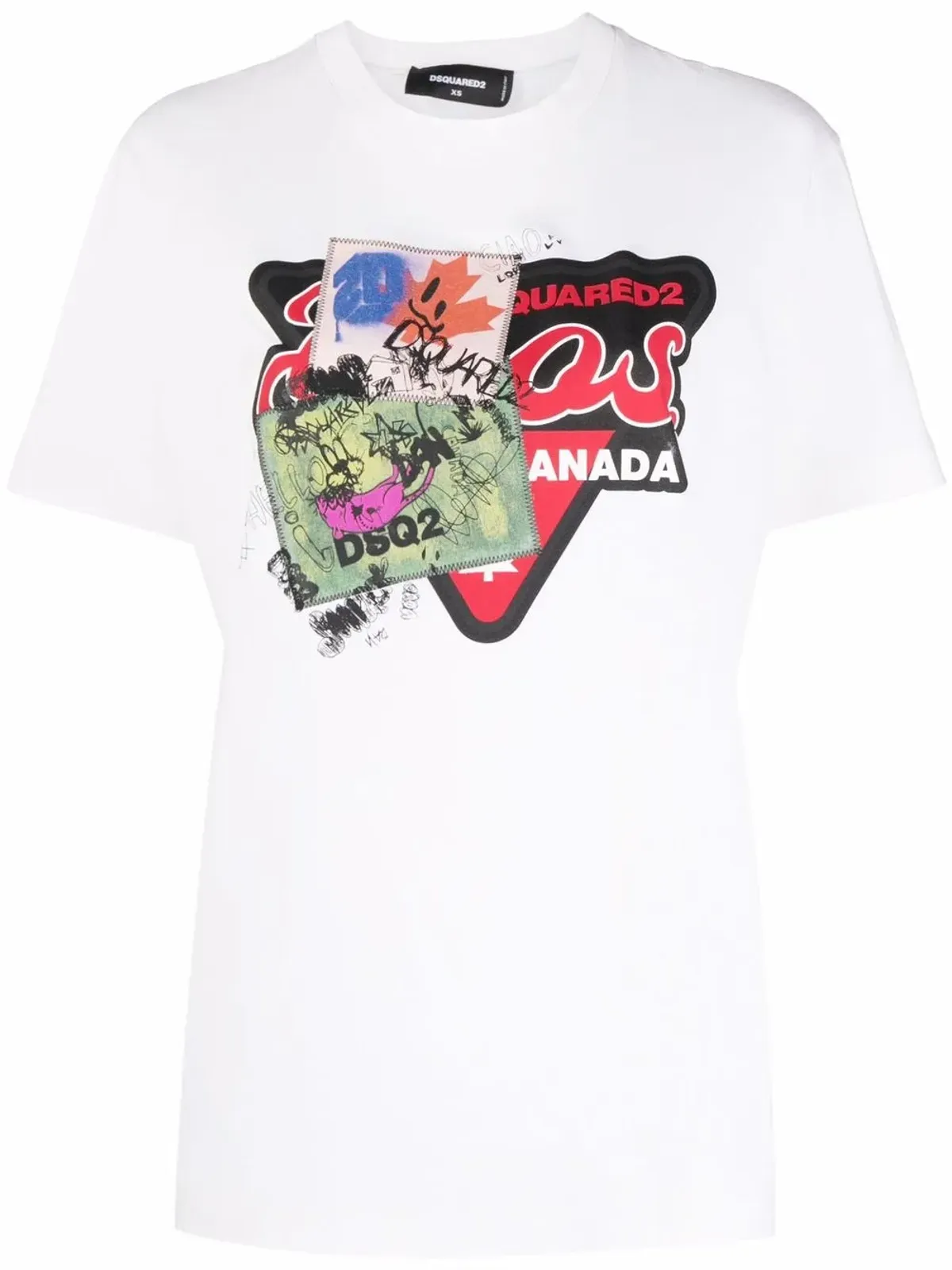 DSQUARED2 グラフィックプリント クルーネックTシャツ - 画像1