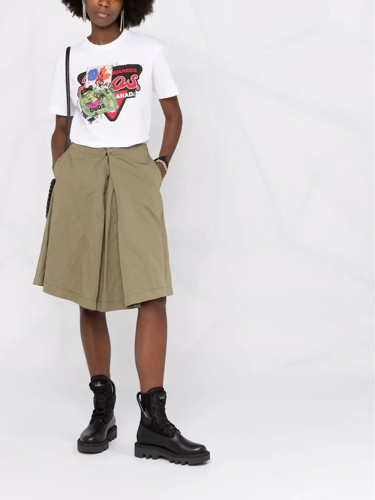 DSQUARED2 グラフィックプリント クルーネックTシャツ - 画像2