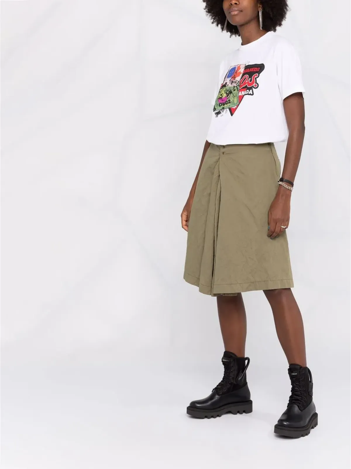 DSQUARED2 グラフィックプリント クルーネックTシャツ - 画像4