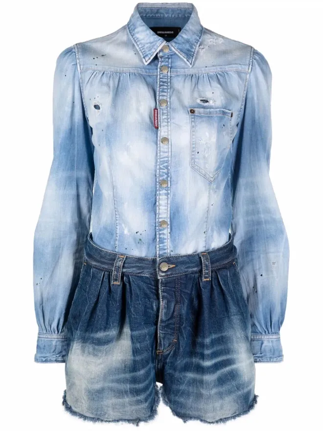 Dsquared2 DSQUARED2 ツートーン・デニム・プレイスーツの商品画像