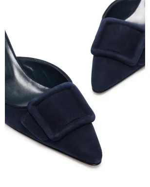 Manolo Blahnik Maysale mules - Blue - サムネイル3