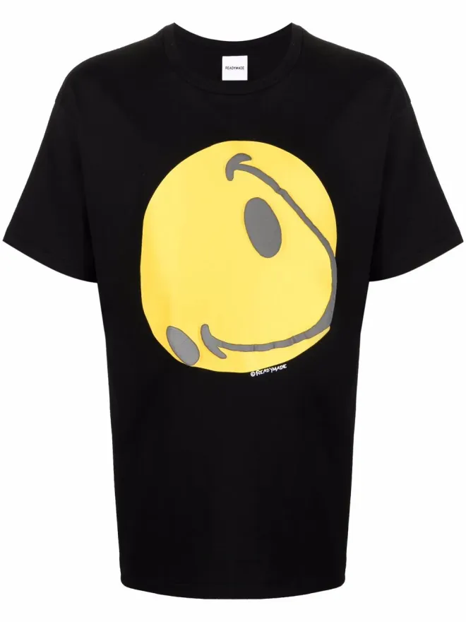 Readymade Readymade グラフィックプリント コットンTシャツ ブラックの商品画像