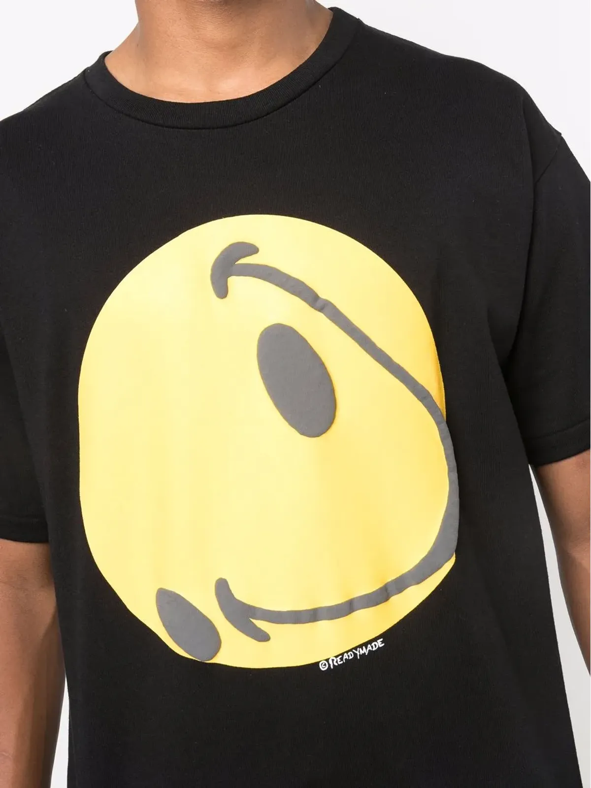 Readymade グラフィックプリント コットンTシャツ ブラック - 画像5