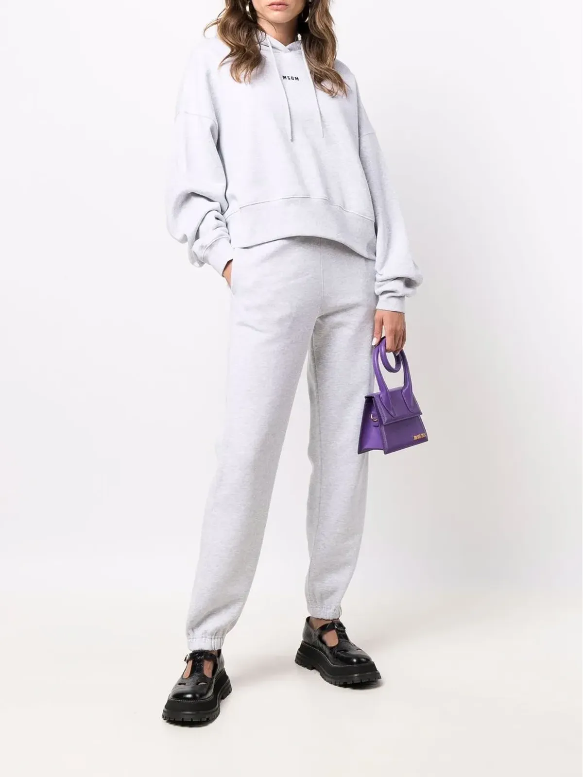 MSGM ロゴディテール スウェットパンツ - 画像2