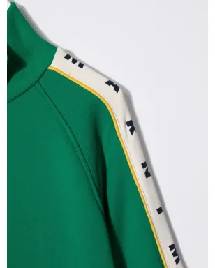 Marni Kids ロゴトリム ボンバージャケット - サムネイル3
