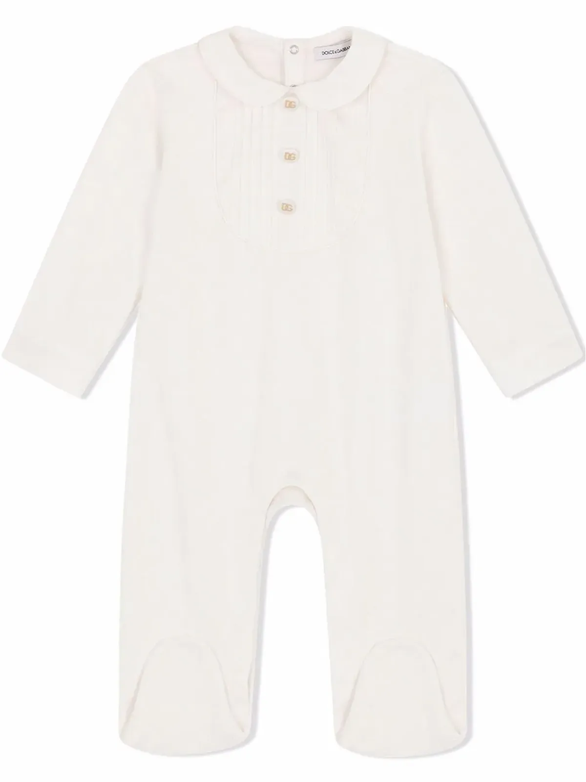 Dolce & Gabbana Kids インター ロック DGロゴ ベビーロンパースセット - 画像2