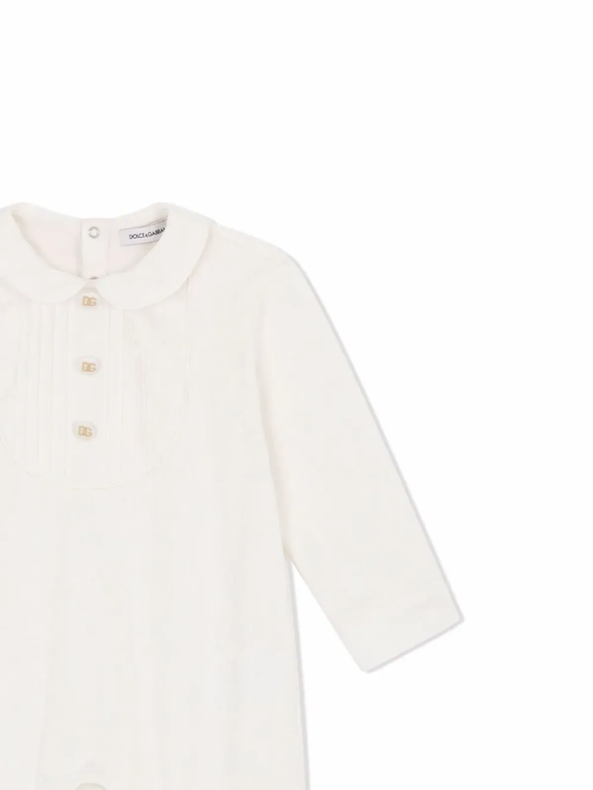 Dolce & Gabbana Kids インター ロック DGロゴ ベビーロンパースセット - 画像4