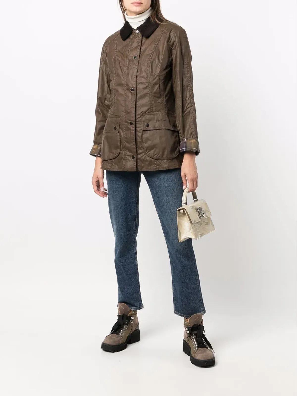 Barbour Beadnell waxed jacket - Brown - 画像2