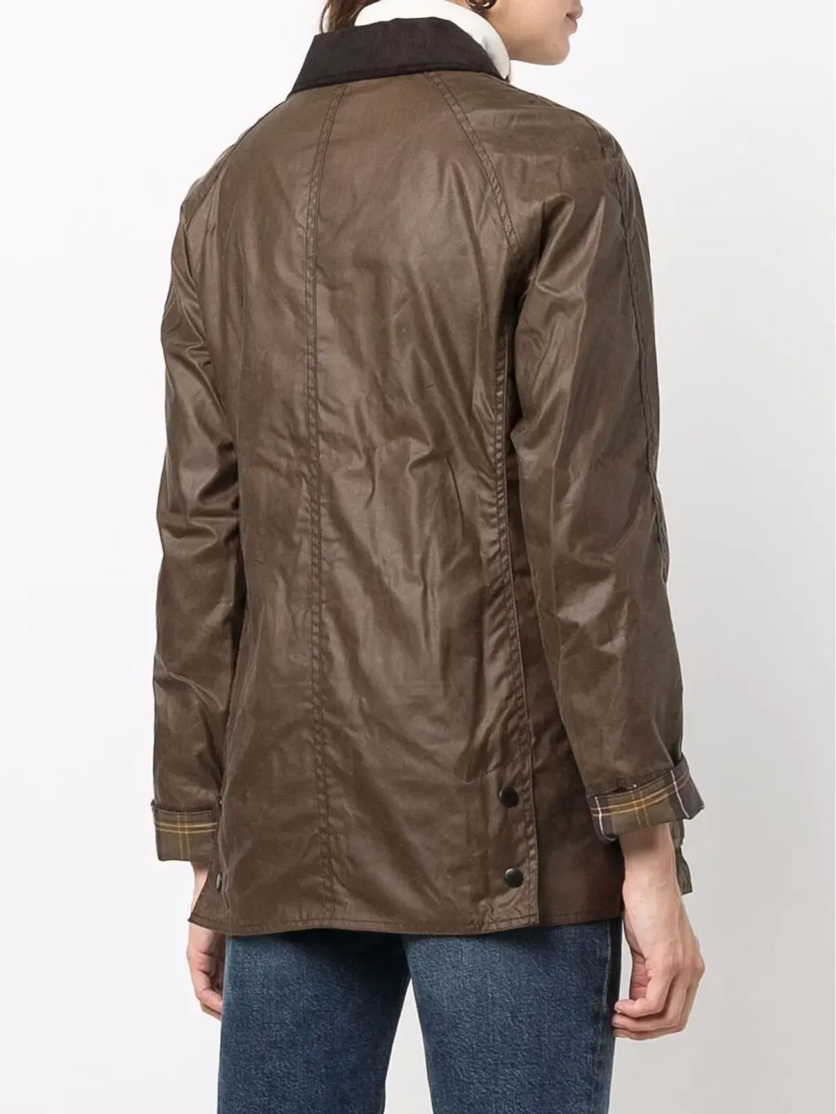Barbour Beadnell waxed jacket - Brown - 画像4