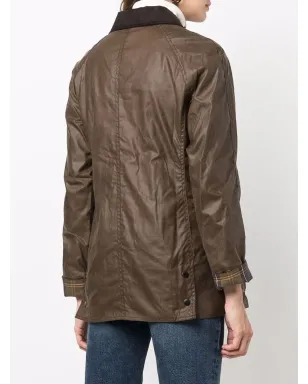 Barbour Beadnell waxed jacket - Brown - サムネイル4