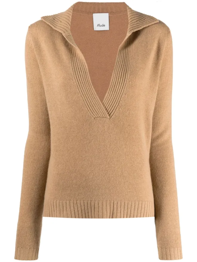 Allude Allude Vネック カシミヤ ジャンパーの商品画像