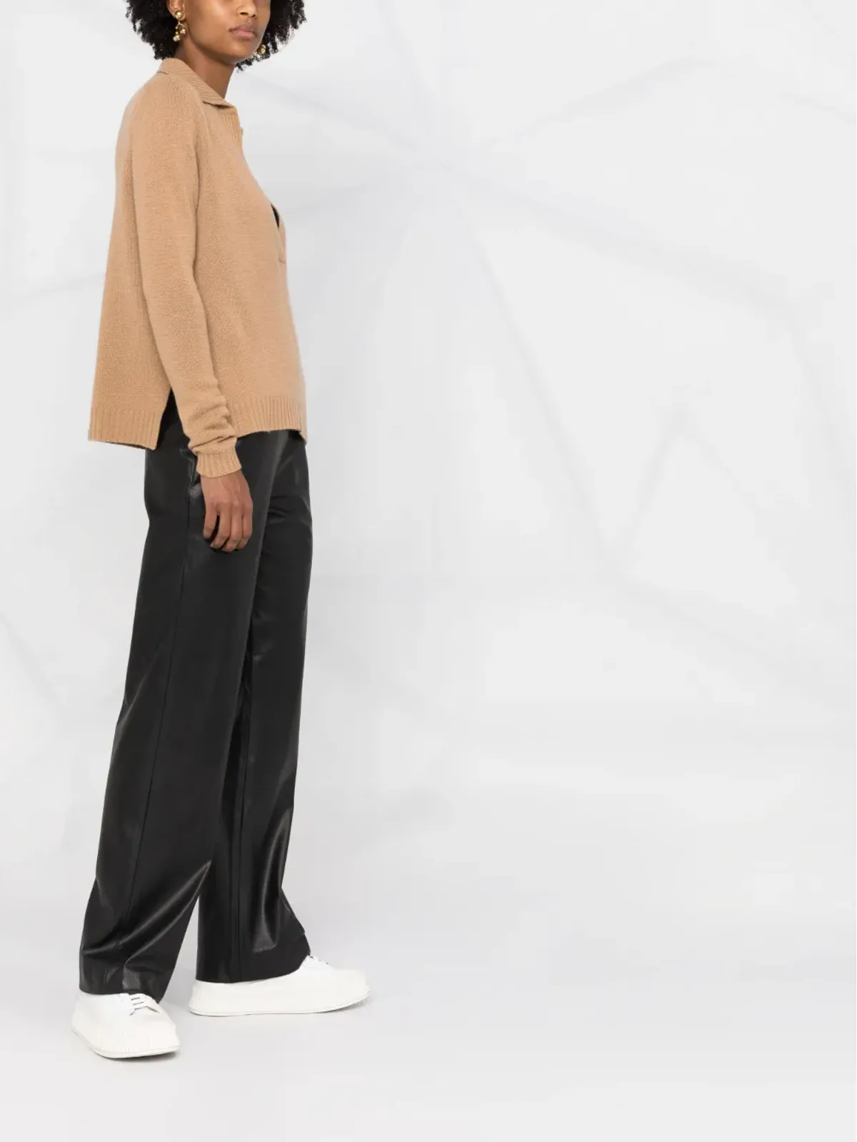 Allude Vネック カシミヤ ジャンパー - 画像4