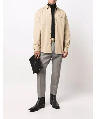 DSQUARED2 千鳥格子柄クロップドテーラードパンツ - サムネイル2