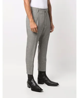 DSQUARED2 千鳥格子柄クロップドテーラードパンツ - サムネイル3