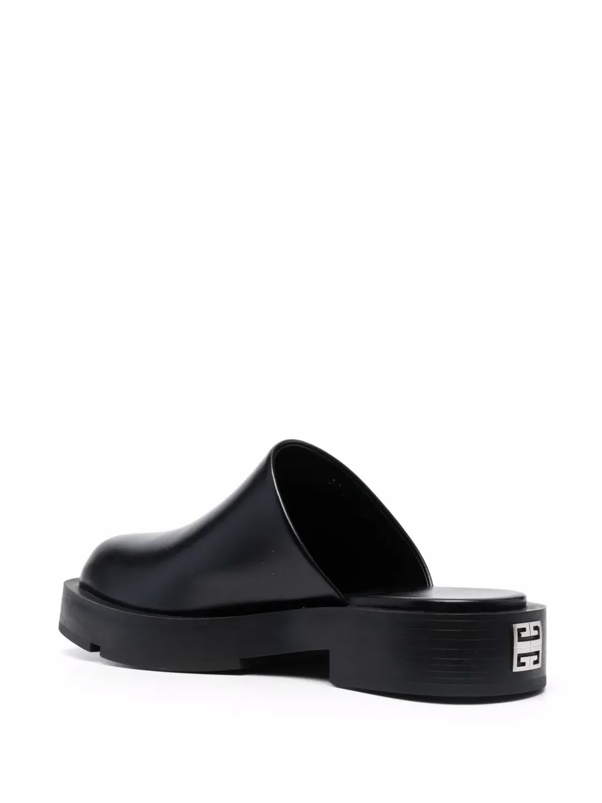 Givenchy ロゴプレート ブロックヒール ミュール - 画像3