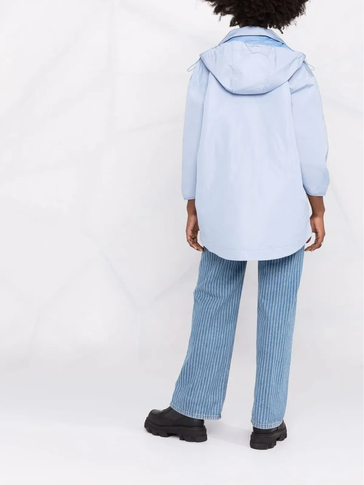 Stella McCartney ベルト付きフードジャケット - 画像4