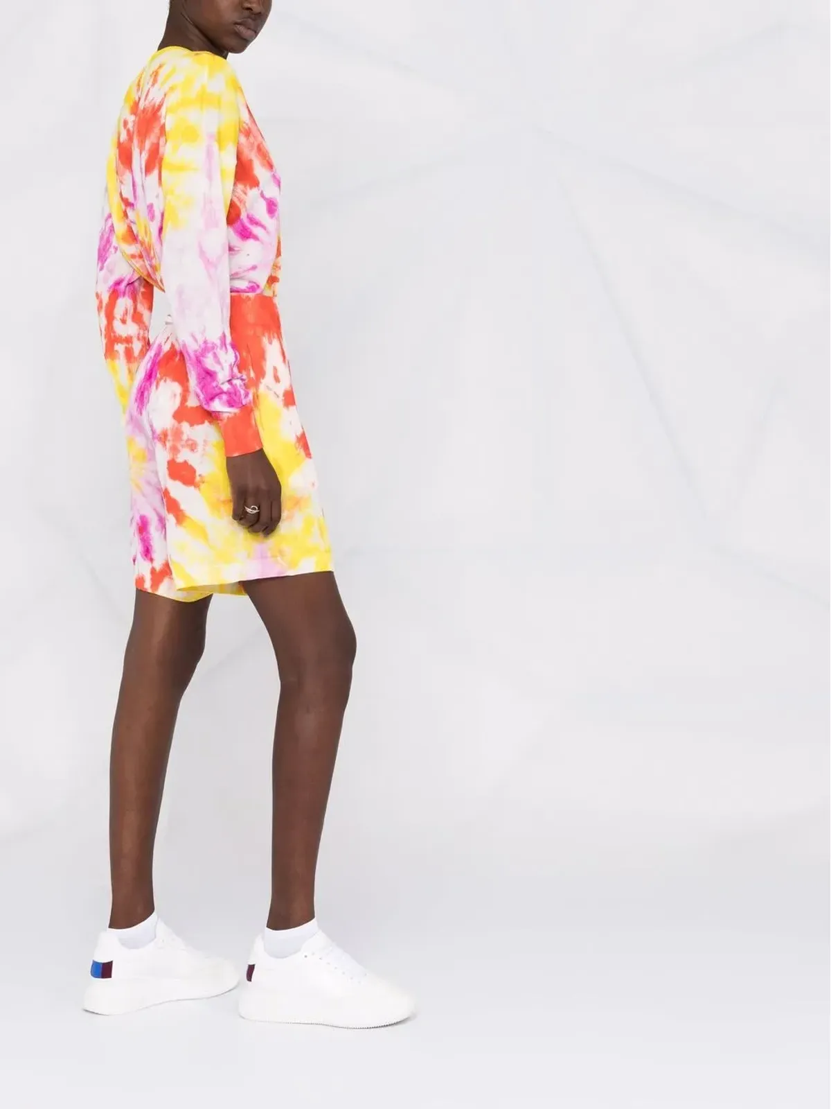 Stella McCartney タイダイコットンショーツ - 画像4