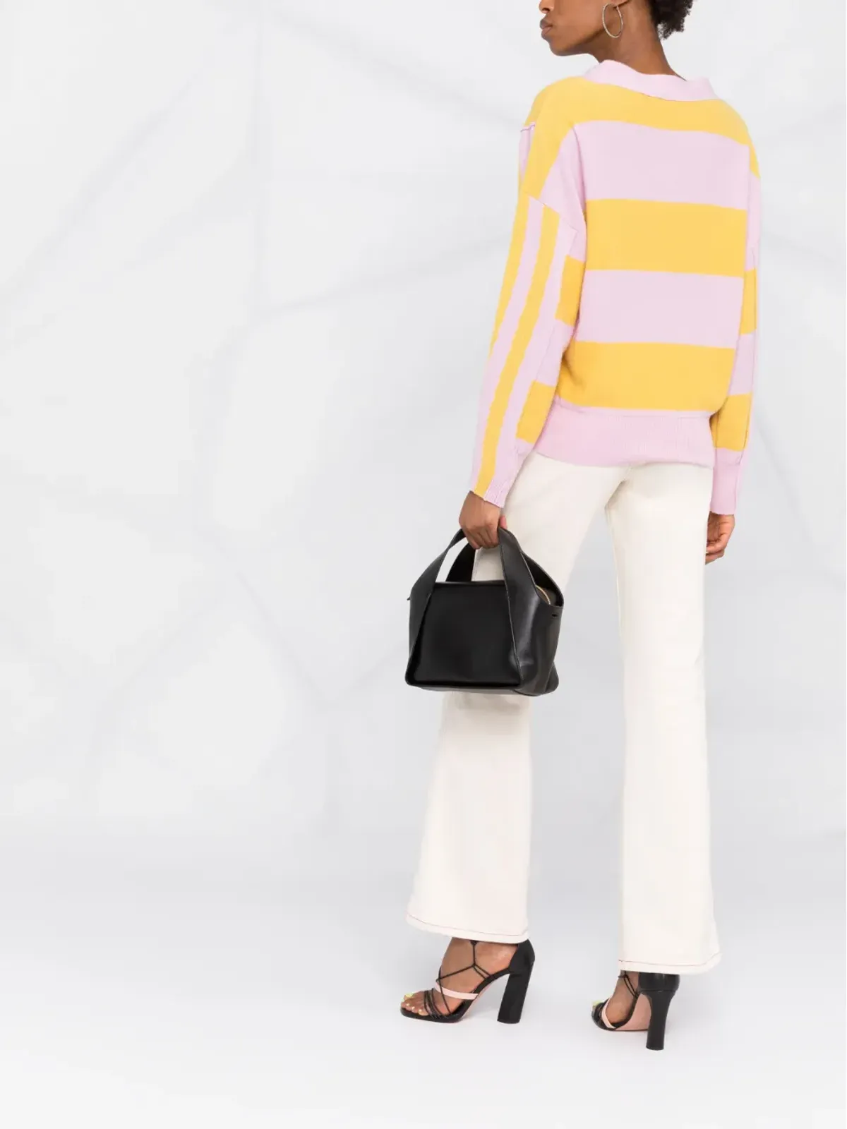 Stella McCartney ストライプ柄ジャンパー - ピンク - 画像5
