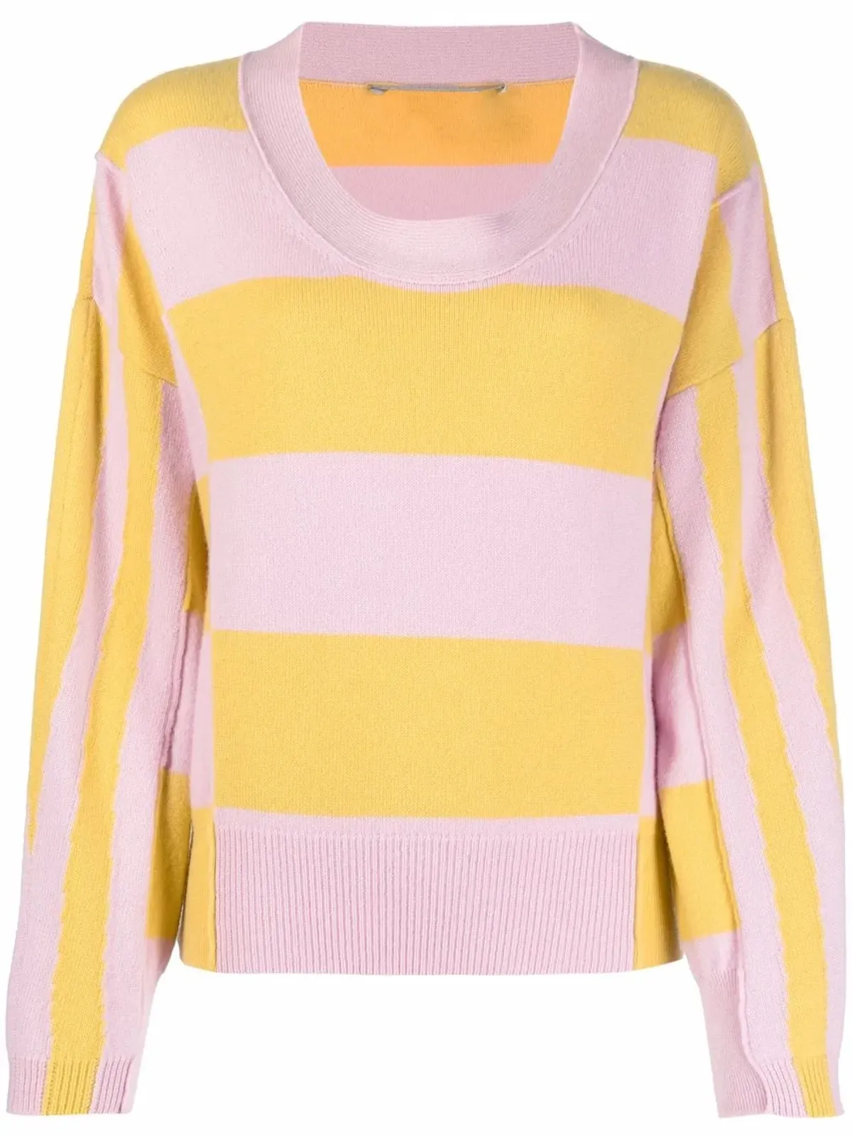 Stella McCartney ストライプ柄ジャンパー - ピンク - 画像2