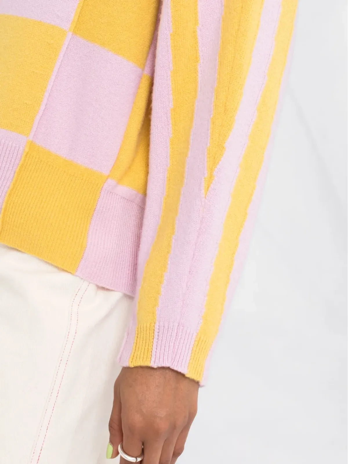 Stella McCartney ストライプ柄ジャンパー - ピンク - 画像4
